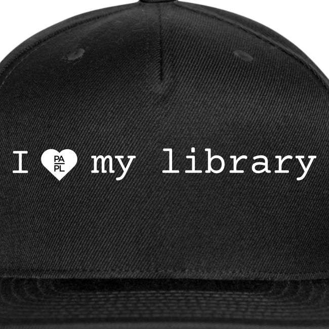 I Love My Library in White