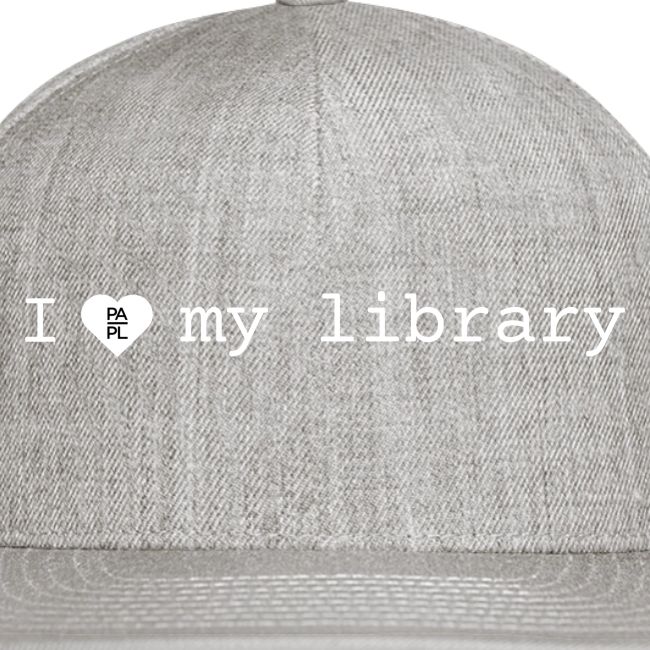 I Love My Library in White