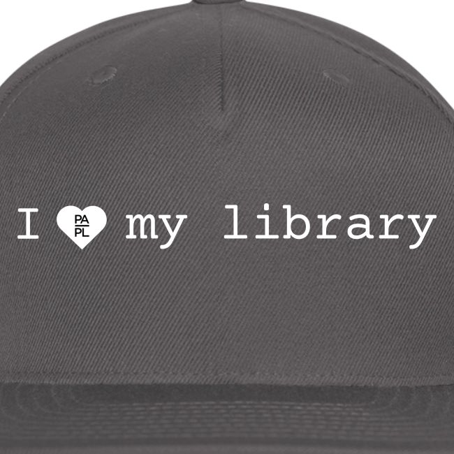 I Love My Library in White