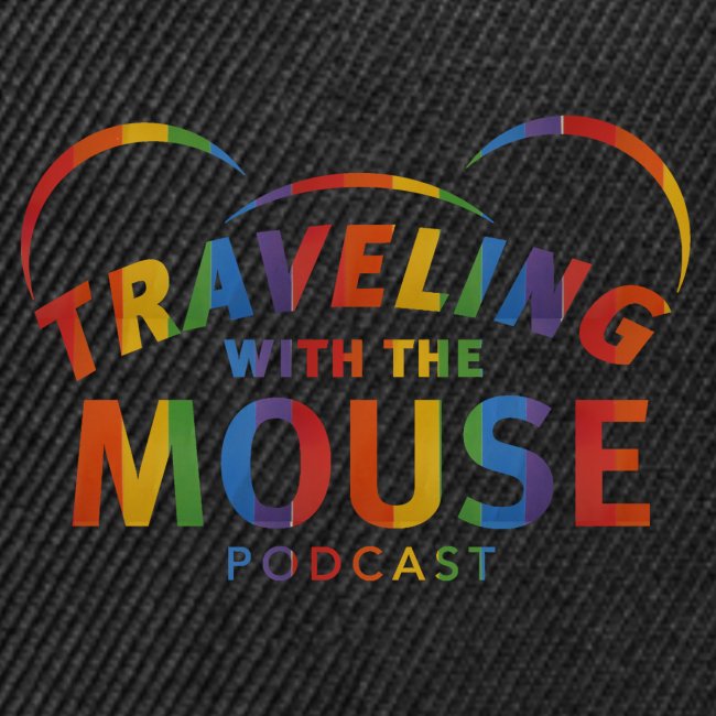 Traveling With The Mouse logo - Rainbow