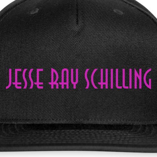 jesse ray schilling text logo - Snapback Baseball Cap