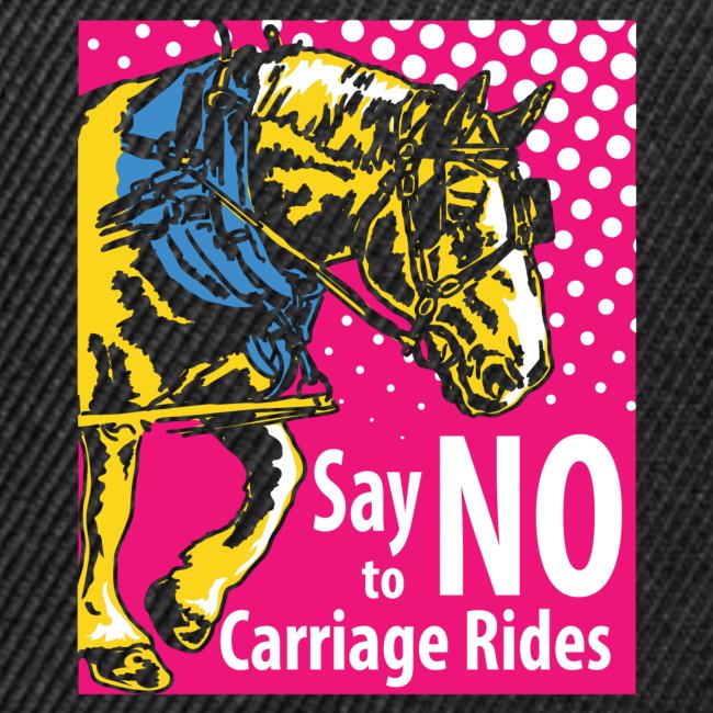 Stop Carriage Horse Abuse tote bag