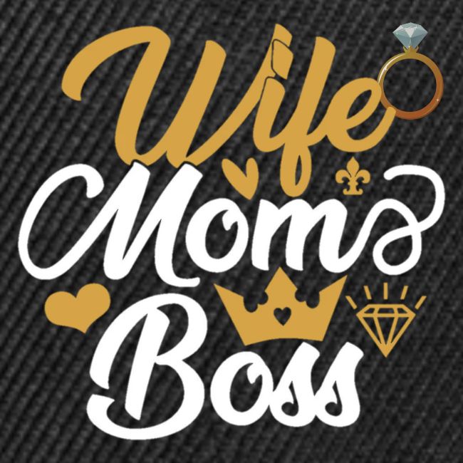 Wife Mom Boss design