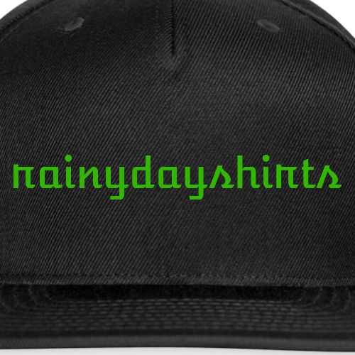 rainydayshirts text logo - Snapback Baseball Cap