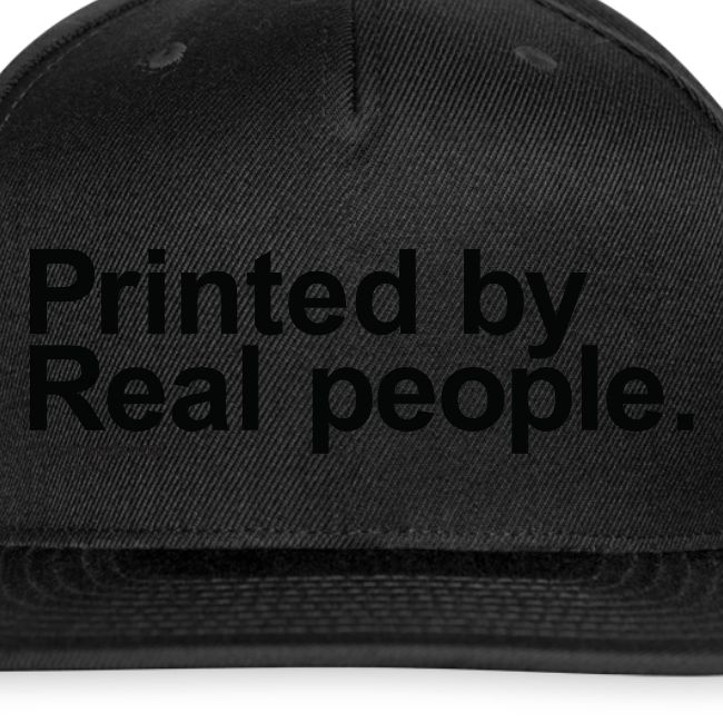 Printed in black