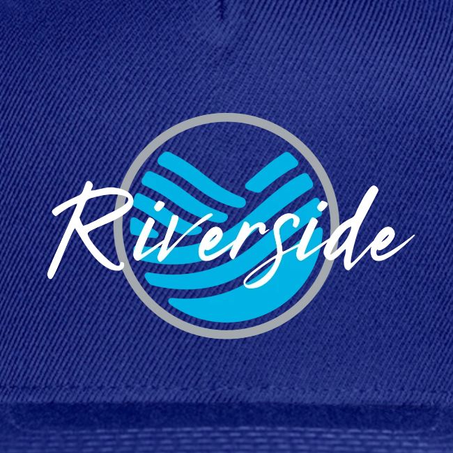 Riverside shirt logo white text