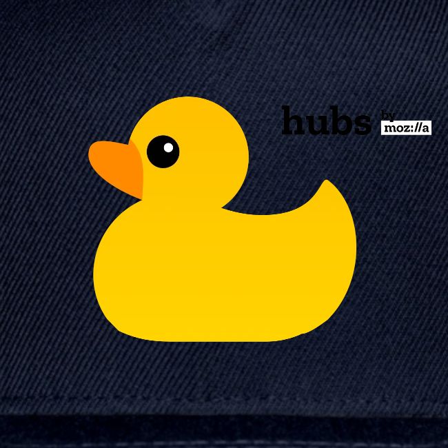 Hubs by Mozilla Duck with wordmark