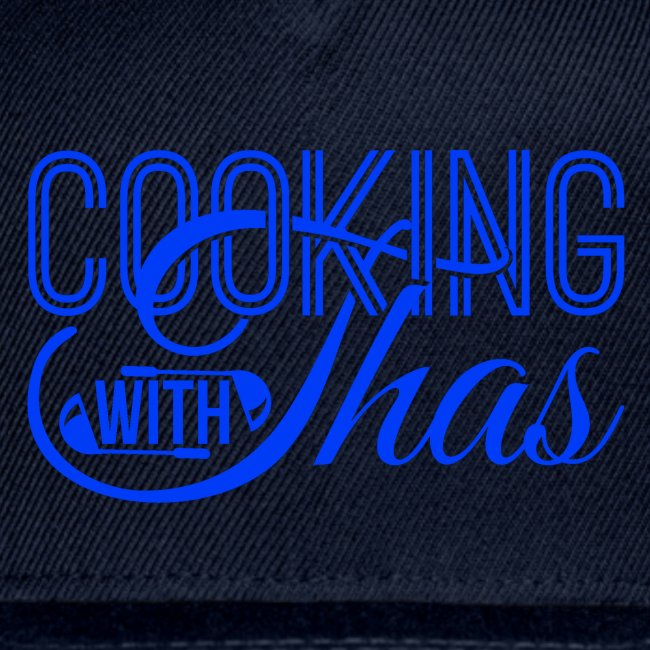 Cooking with Thas blue logo wear