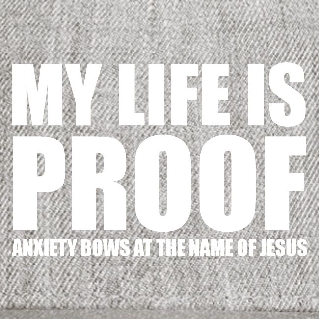 Proof: Anxiety Bows At Jesus Name