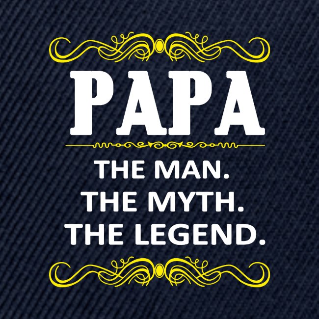 Papa The Man The Myth the legend shirt
