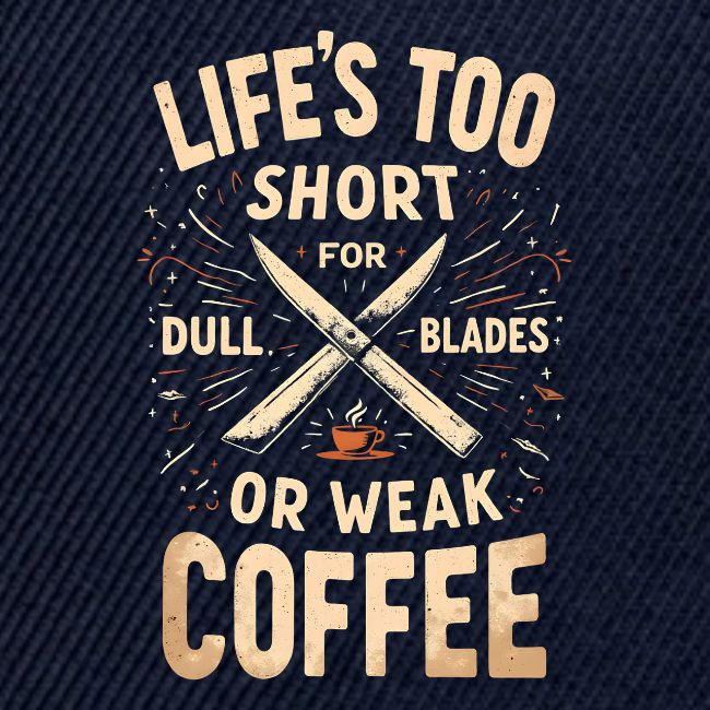 Life's Too short for Dull Blades or Weak Coffee