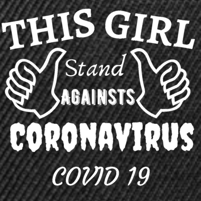 This Girl Stand Against Corona virus