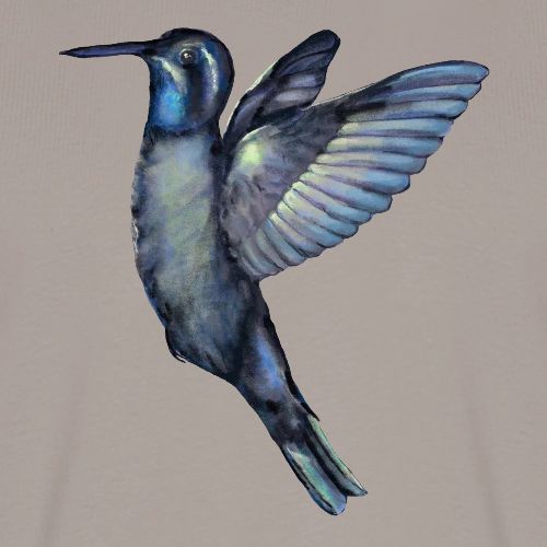 Hummingbird in flight - Men's Premium T-Shirt