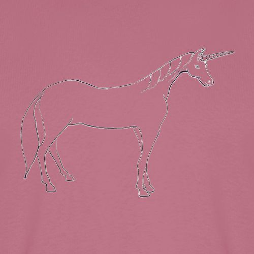 unicorn outline