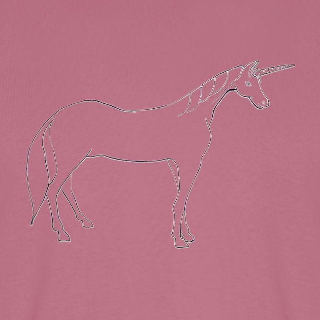 unicorn outline