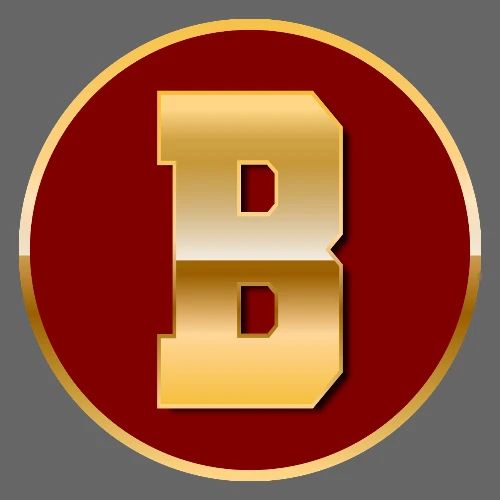 Letter B – Capital Varsity Alphabet Monogram - Men's Premium T-Shirt