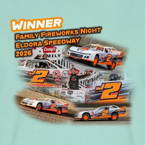 Rob Trent Eldora Speedway FFN#1 Design 2 - Men's Premium T-Shirt