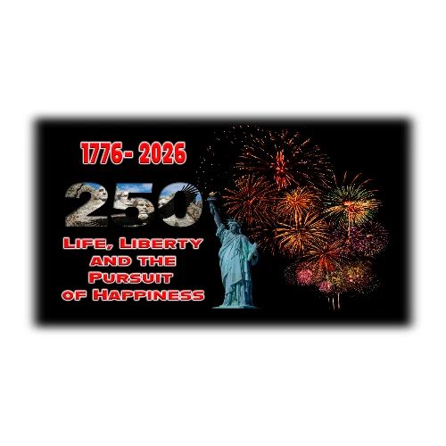 1776 - 2026 - 250 Years USA | Fireworks - Men's Premium T-Shirt
