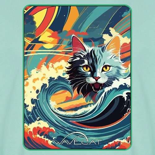 Wavecat Beach - Men's Premium T-Shirt