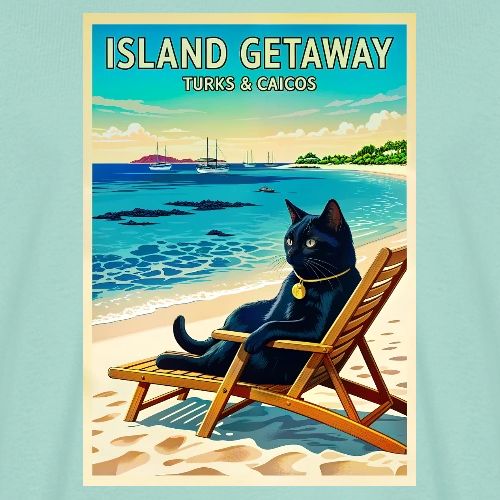 Caribbean Island Getaway - Men's Premium T-Shirt