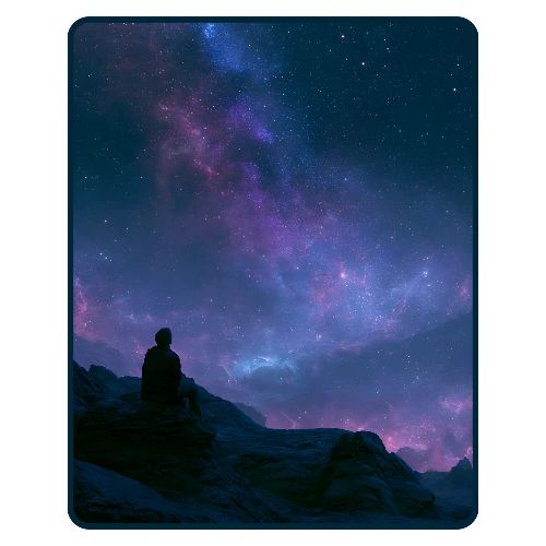 Stargazer Nebula Night Sky Art - Men's Premium T-Shirt