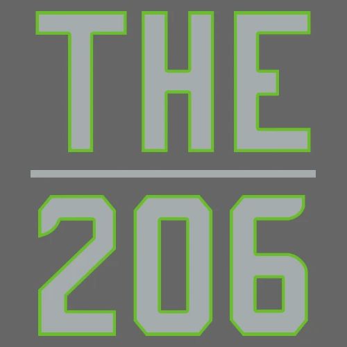 THE | 206 - Fan Style Sportswear - Washington Edit - Men's Premium T-Shirt