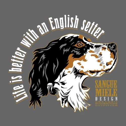 life is better w english - Men's Premium T-Shirt