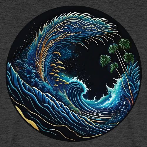 Leaf Wave - Men's Premium T-Shirt