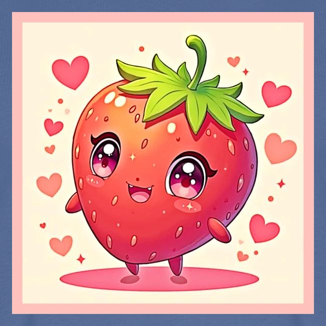 Adorable Strawberry Love Design