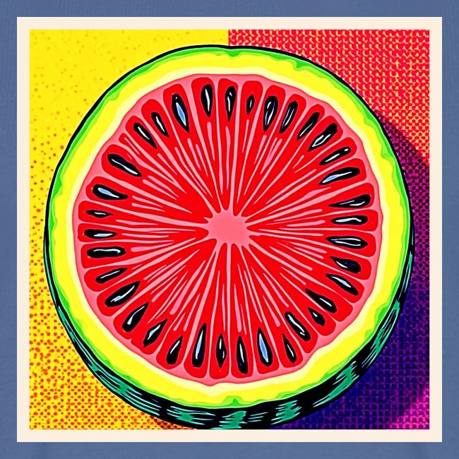 Vibrant Watermelon Pop Art