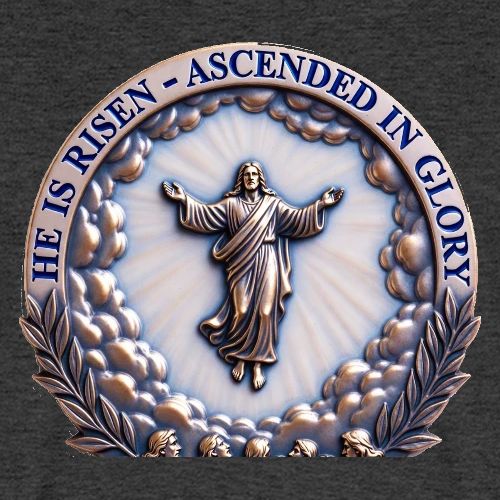 He Is Risen Ascended In Glory T Shirt, Gift - Men's Premium T-Shirt