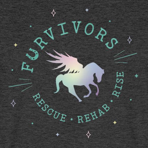 Furvivors Ombre Logo - Men's Premium T-Shirt