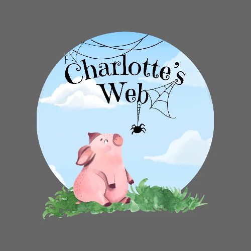 Charlotte's Web (White Text) - Men's Premium T-Shirt