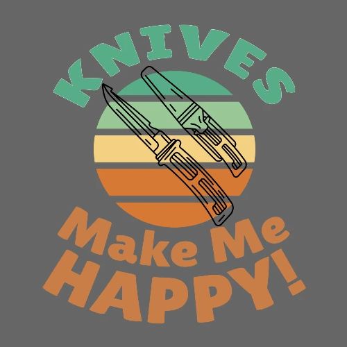 Knives Make Me Happy - Men's Premium T-Shirt