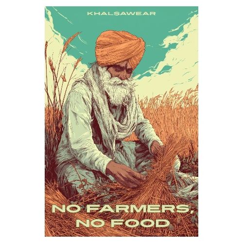 No Farmers, No Food, Sikh Farmer - Men's Premium T-Shirt