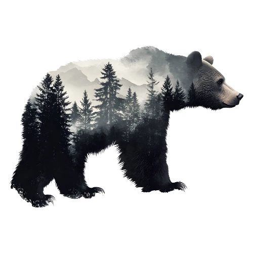 Forest Within the Bear - Men's Premium T-Shirt