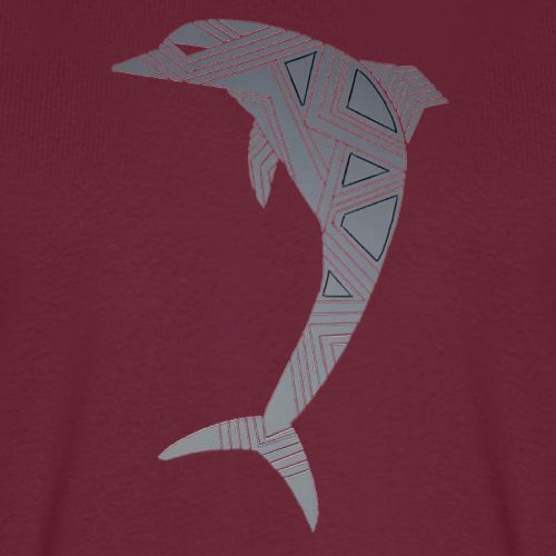 dolphin art deco - Men's Premium T-Shirt
