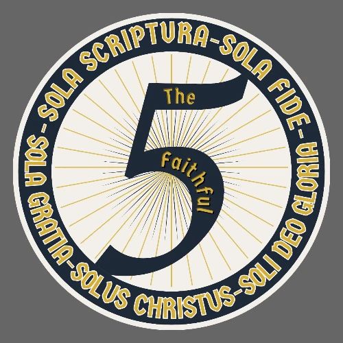 The Faithful Five - Five Sola's of the Reformation - Men's Premium T-Shirt