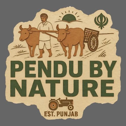Pendu By Nature, Est. Punjab, rustic - Men's Premium T-Shirt