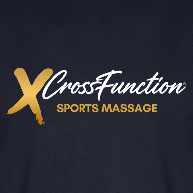 White XF SPORTS MASSAGE LOGO (front only)