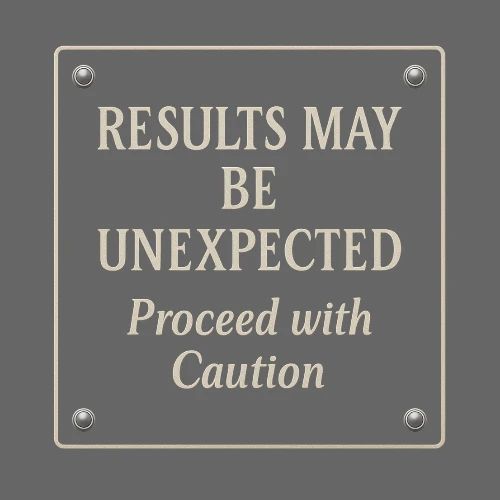 Results may be unexpected sign -tan