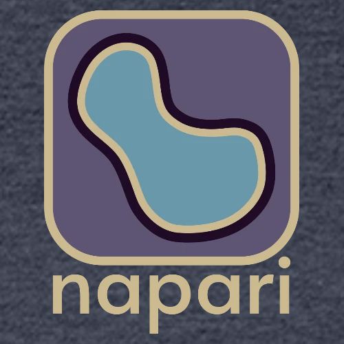 napari pocket logo light design - Men's Premium T-Shirt