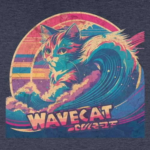 Vintage Wavecat - Men's Premium T-Shirt