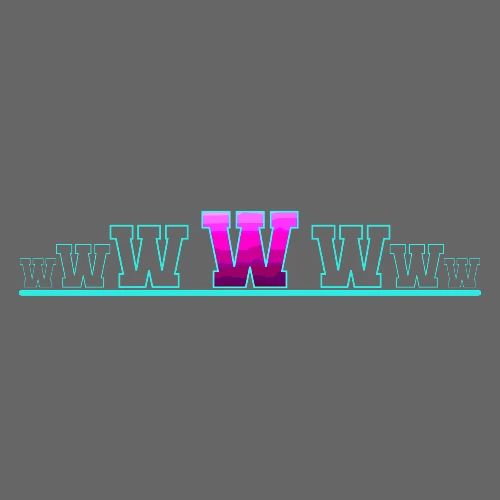 Letter W – Capital Varsity Alphabet Monogram - Men's Premium T-Shirt