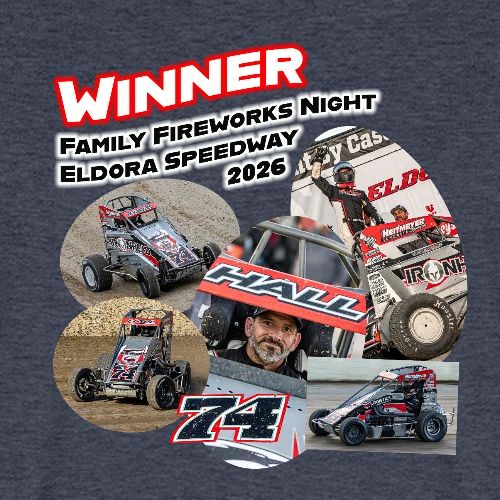 Luke Hall - Eldora Speedway FFN#1 Design 2 - Men's Premium T-Shirt