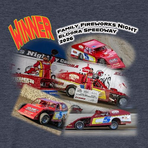 Jonathan Taylor Eldora Speedway FFN#1 Design 2 - Men's Premium T-Shirt