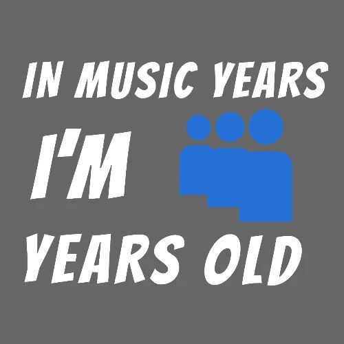 In Music Years I'm - MySpace - Men's Premium T-Shirt