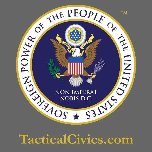 The Peoples Seal w gold url - Men's Premium T-Shirt