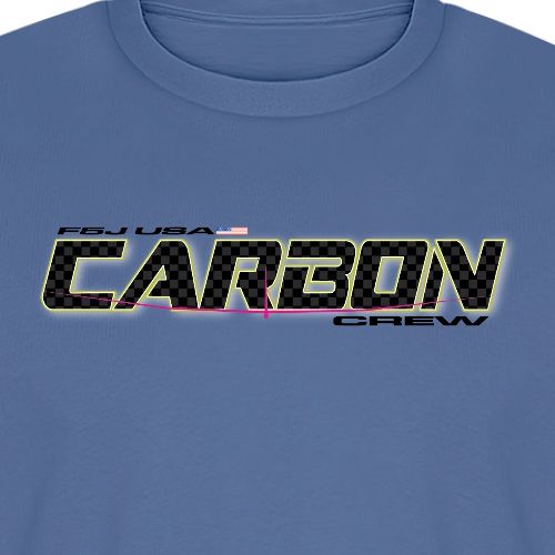 Carbon Crew front- F5J USA Tour back - Men's Premium T-Shirt