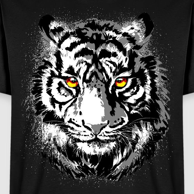 Tiger Head - Tiger Artwork - Wildlife Big Cats